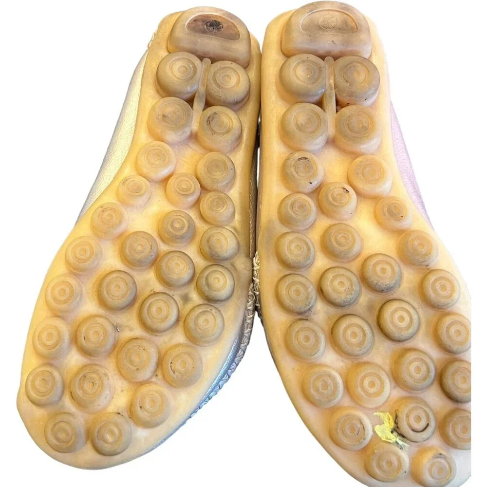 VenusCelia Woman's Comfort Waling Flats Shoes‎ Loafers Leather EU Size 39 Gold - Picture 6 of 9